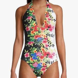 NWT Johnny Was Gorgeous Spring Halter one piece!